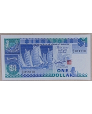 Сингапур 1 доллар 1987 UNC арт. 1914